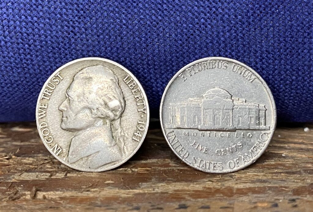 jefferson nickel obverse reverse