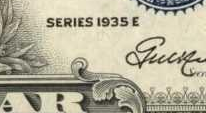 1935-E dollar bill