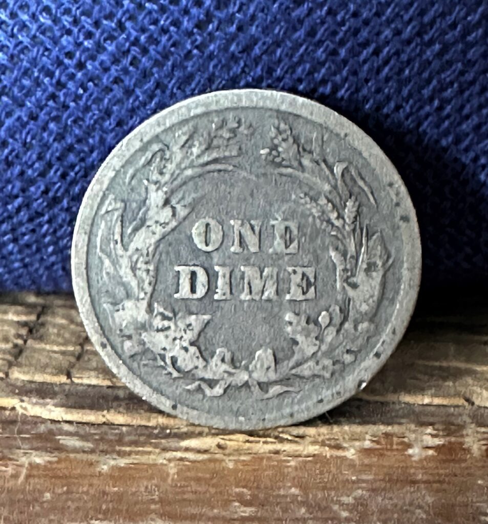 1897 barber silver dime