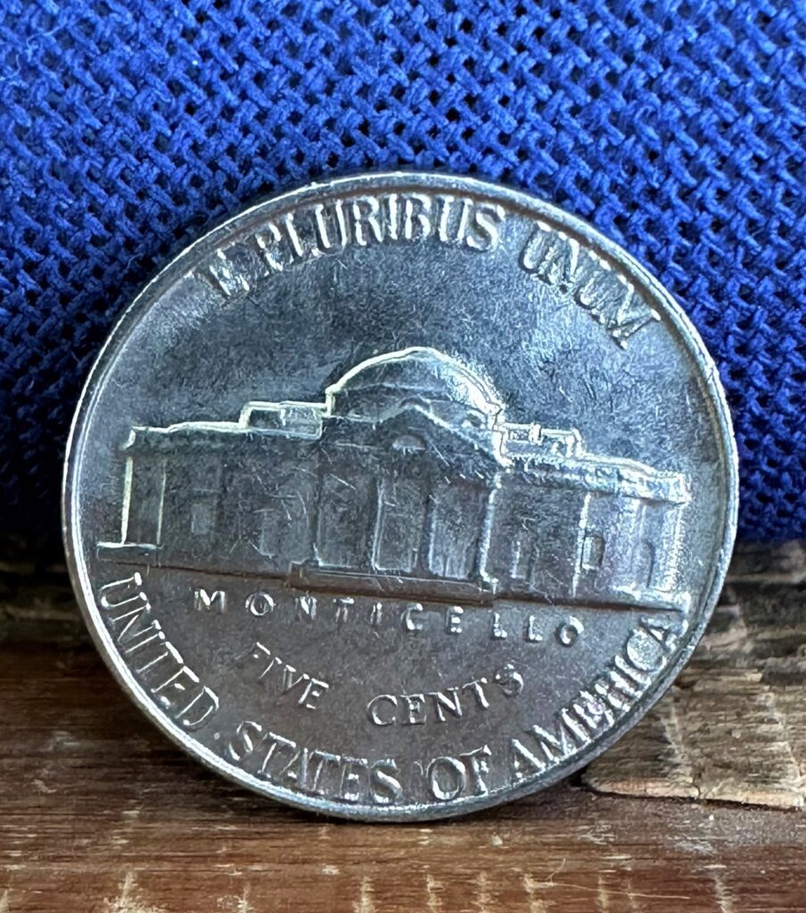 1964 nickel made of