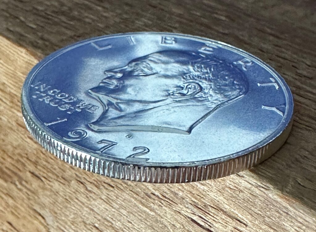 40% silver dollar coin