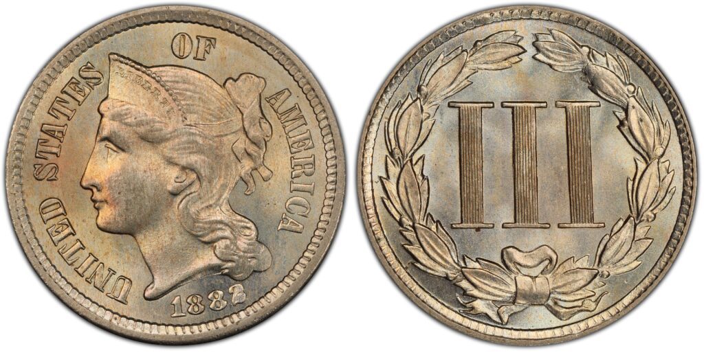 nickel three cent piece