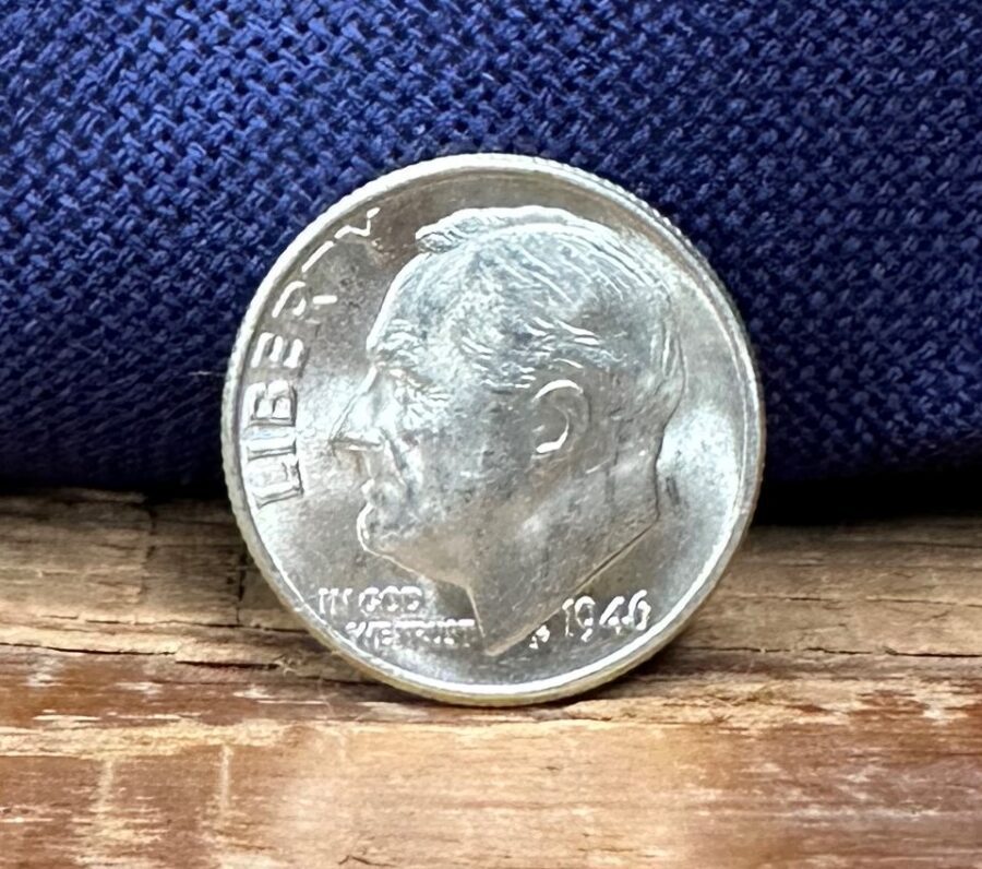 1946 roosevelt silver dime