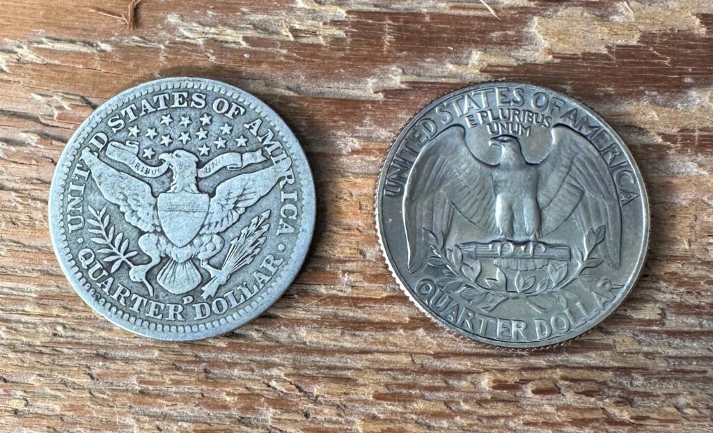 barber and gw quarter reverse