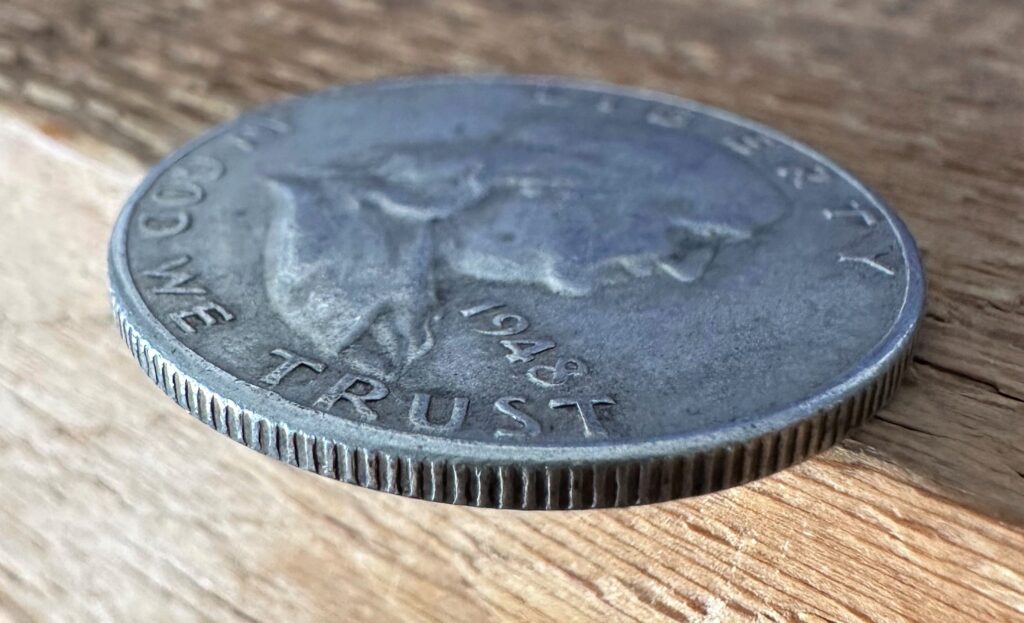 franklin silver half dollar us coin