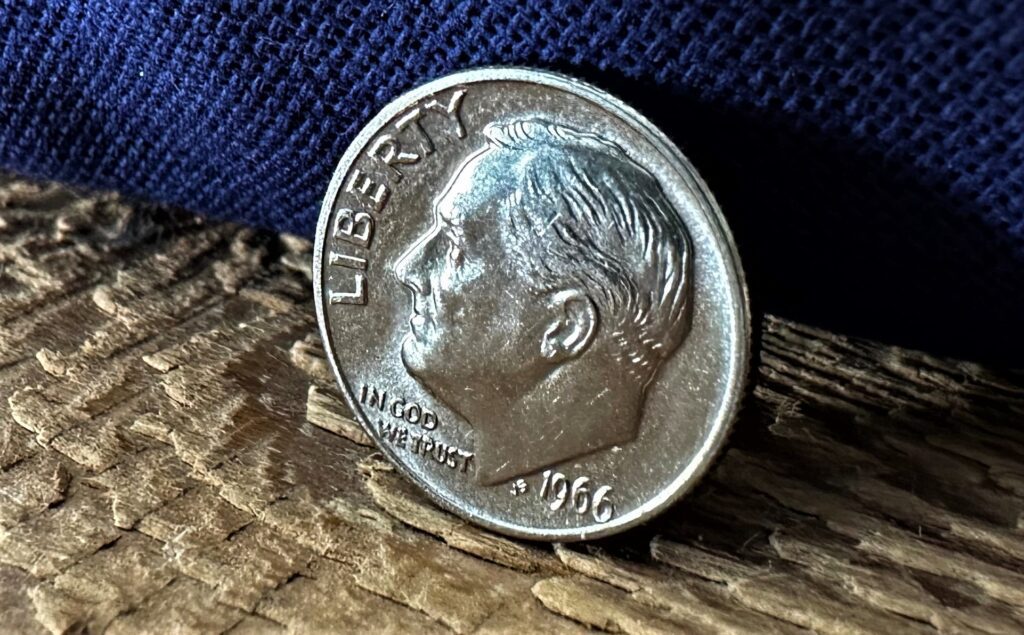 the us dime from 1966