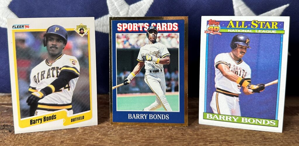 barry bonds rookie card values