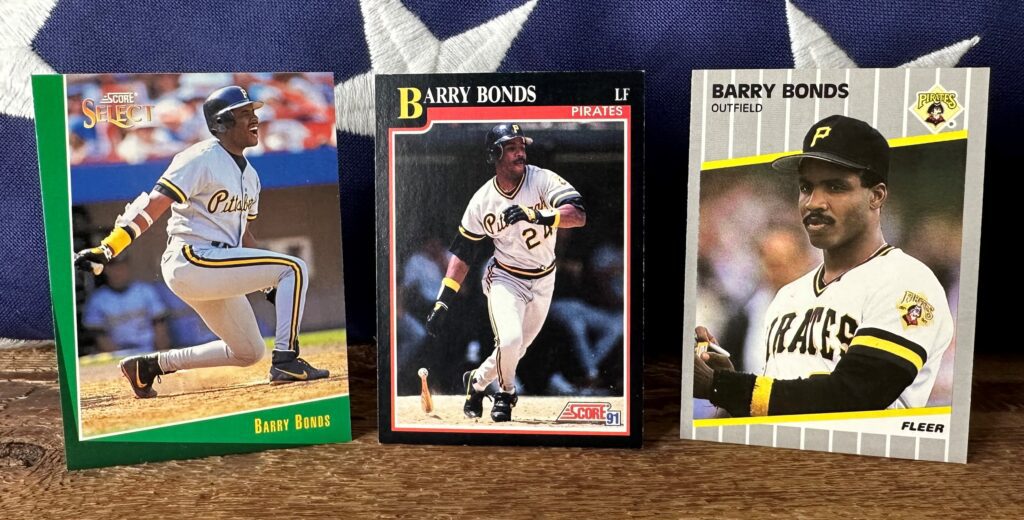 value of barry bonds rookie card