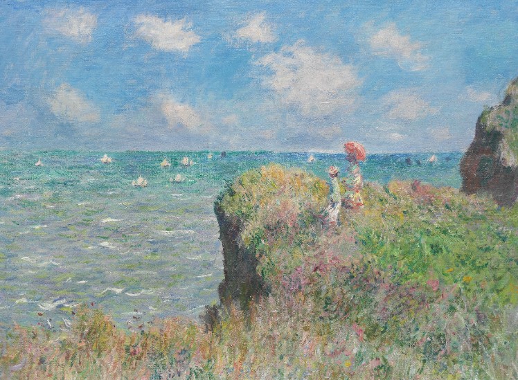 claude monet cliff walk