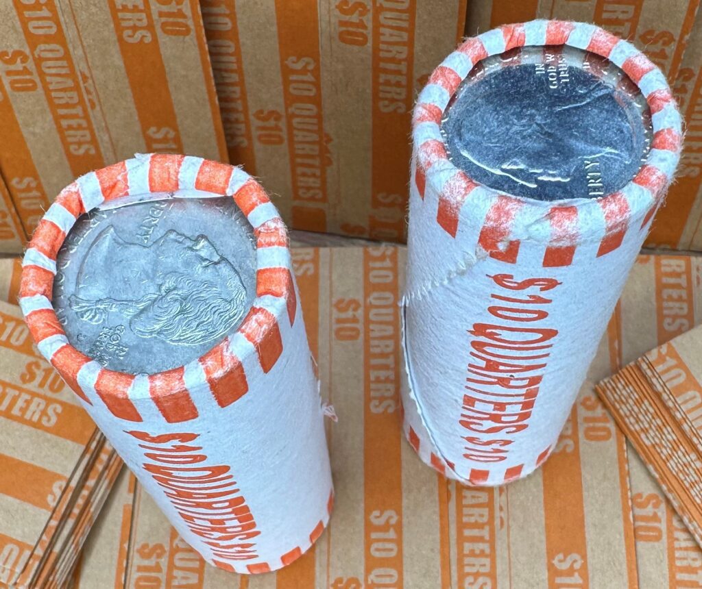 how much money is a roll of quarters?