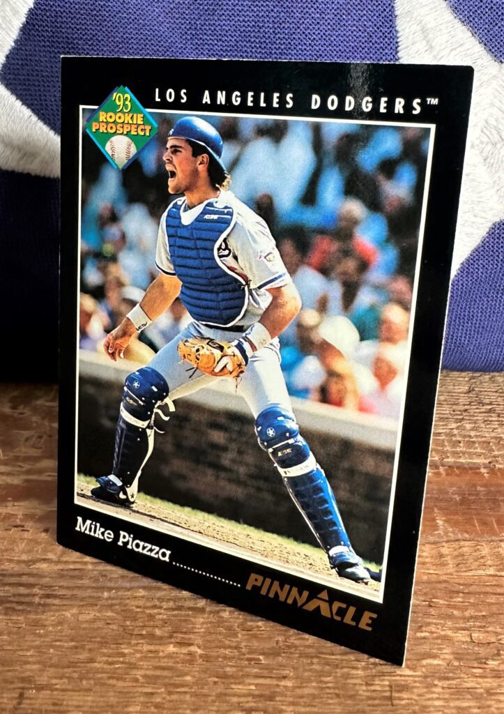 1993 pinnacle rookie prospect mike piazza