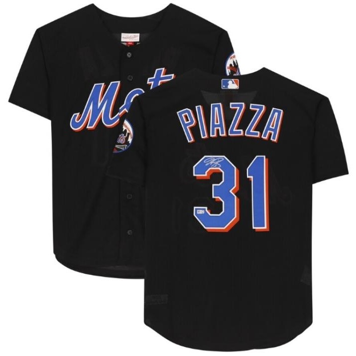 Mike Piazza Autographed Mets Jersey