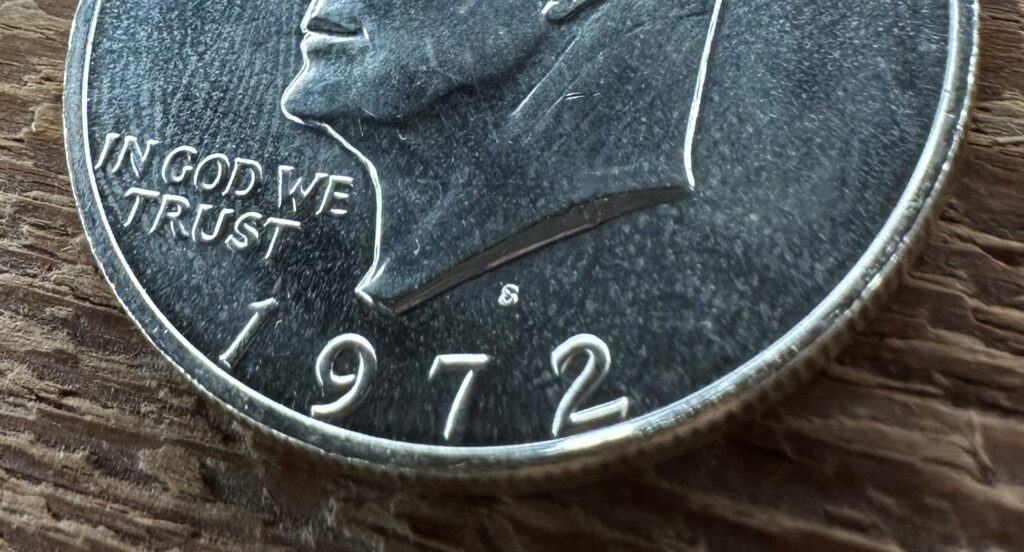 who is on the dollar coin 1972
