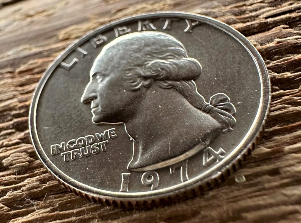 1974 quarter dollar value