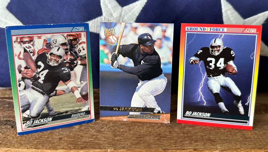 bo jackson football baseball card value