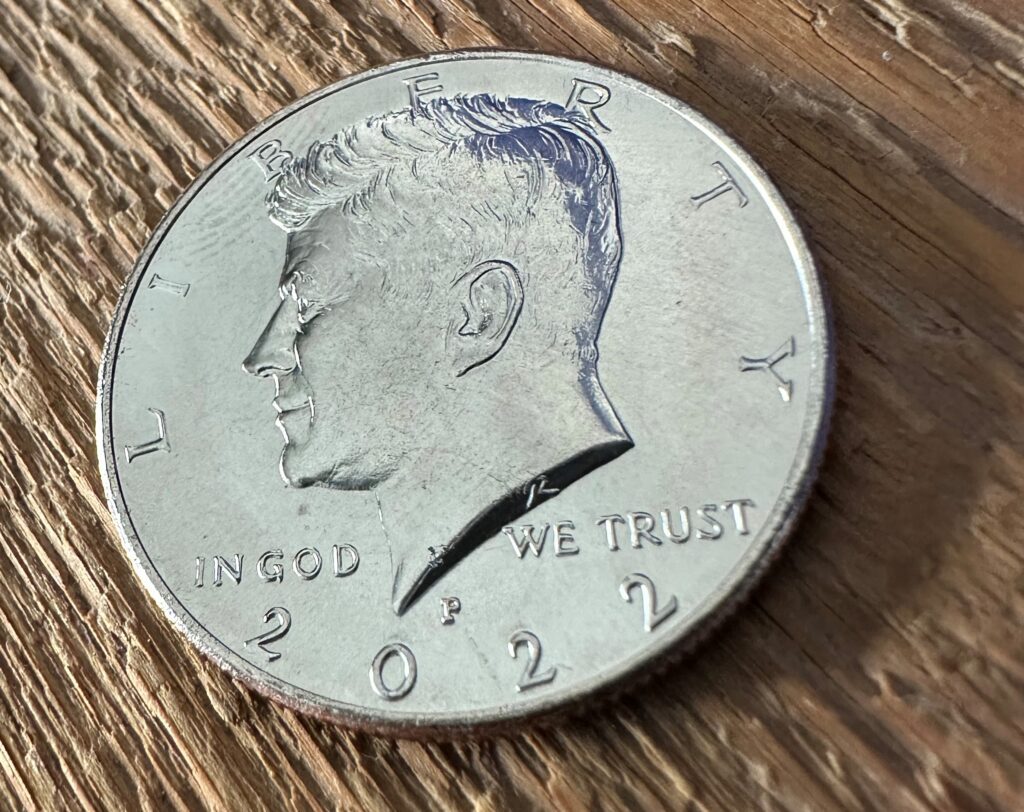 half a dollar coin worth