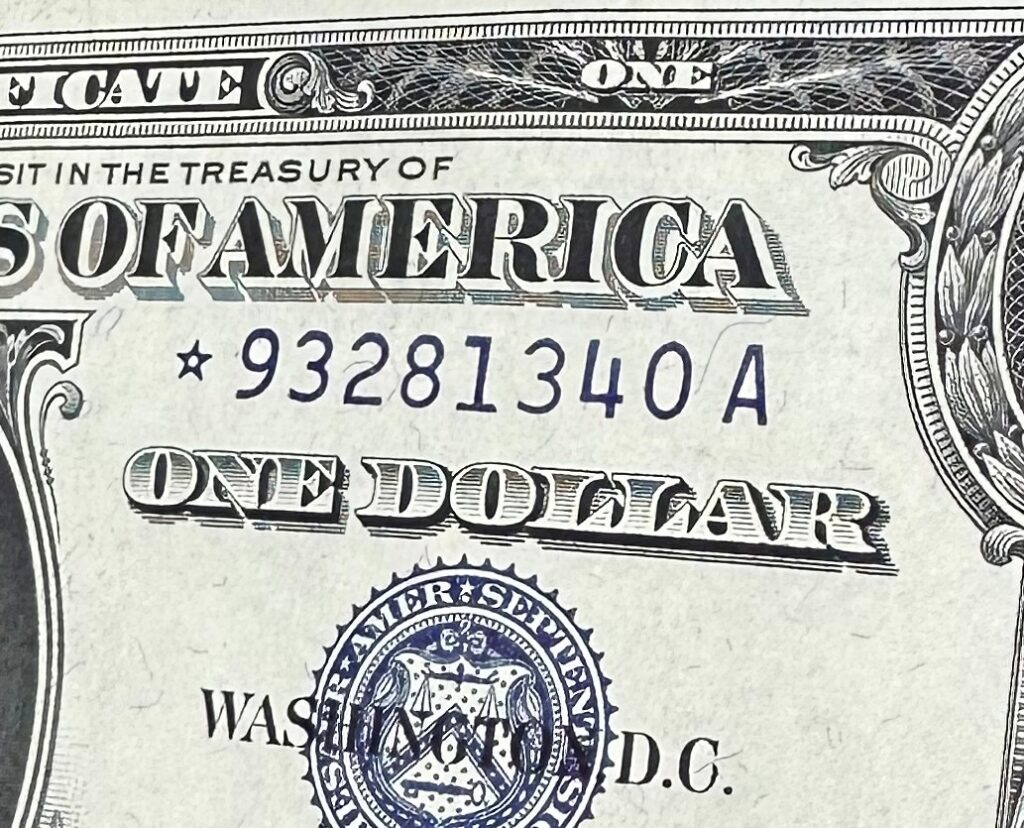 rare us currency bills