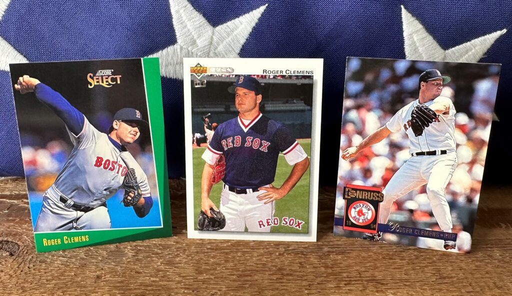 thumbnail image 2 of Roger Clemens Baseball Cards – You Pick! Red Sox, Yankees, Blue Jays, Astros – Rookie Inserts, Vintage 80s 2 of 3