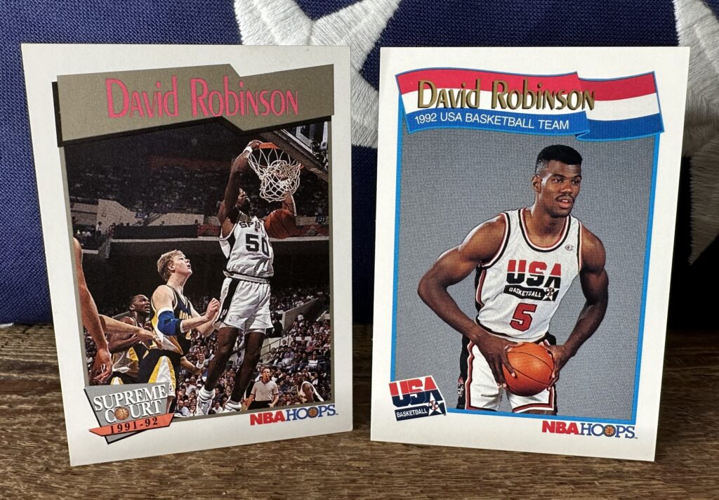 nba hoops david robinson rookie card