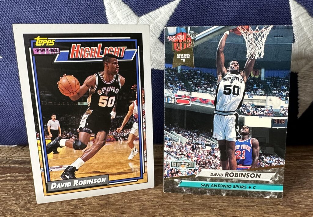 david robinson basketball card