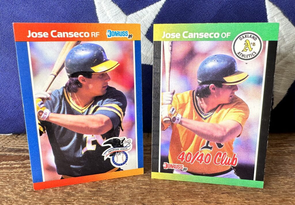 jose canseco baseball cards