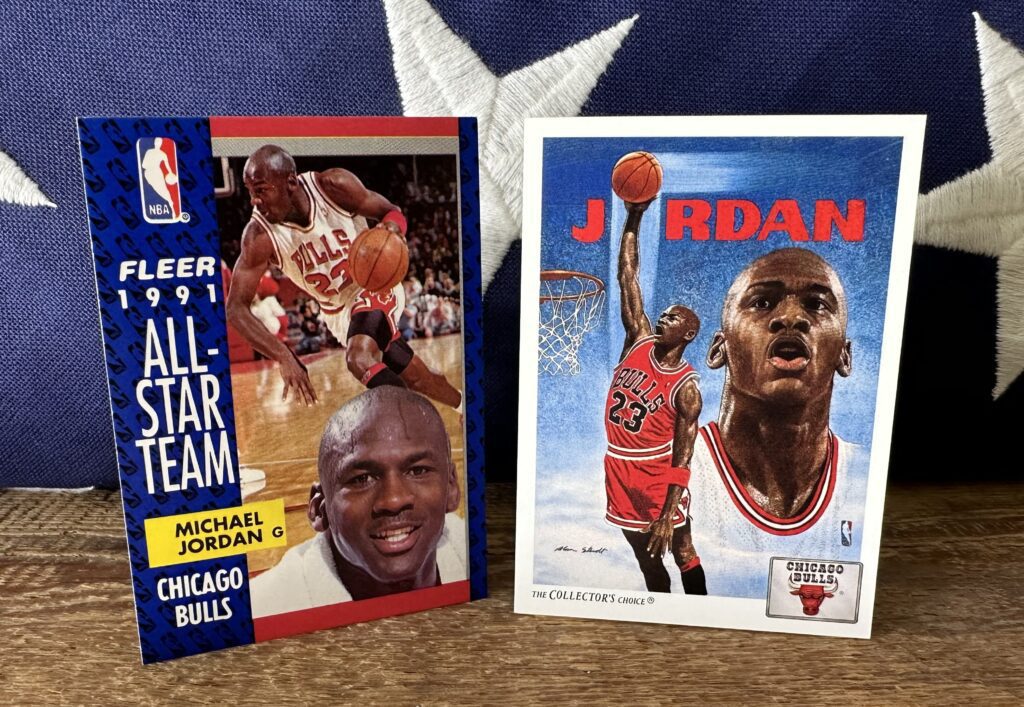 how much is a michael jordan card worth from the 1990s