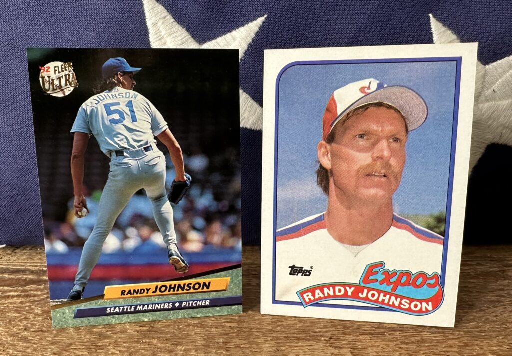 randy johnson rookie card value