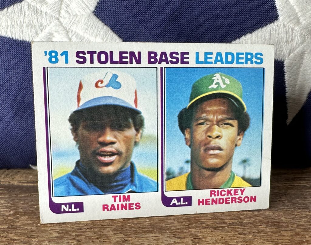 rickey henderson rookie card value