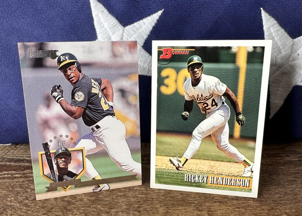 rickey henderson cards worth money