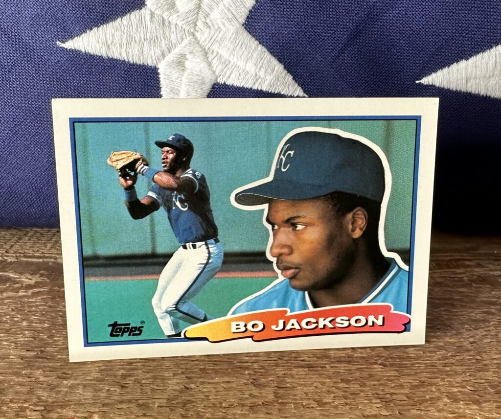 bo jackson topps cards worth money