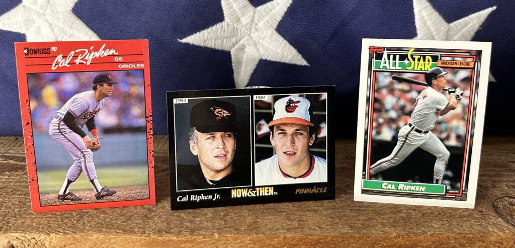 cal ripken topps cards worth money