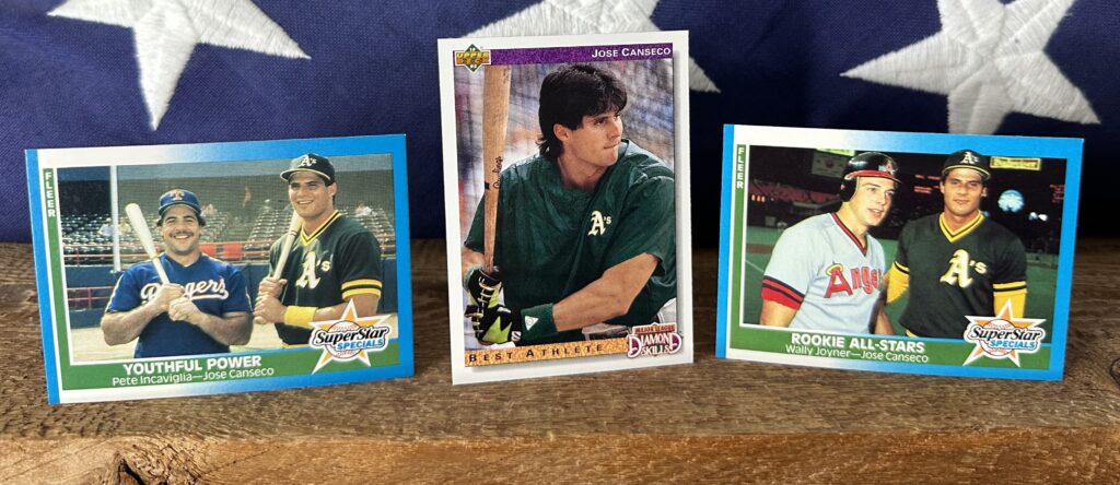 1987 fleer jose canseco cards