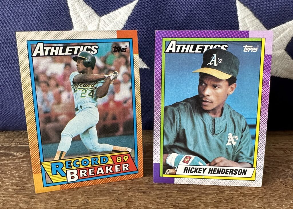 rickey henderson topps card worth money