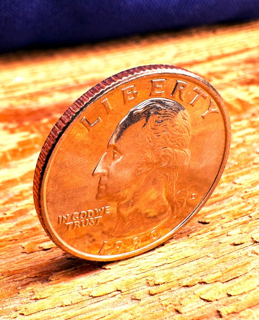 1990 quarter dollar