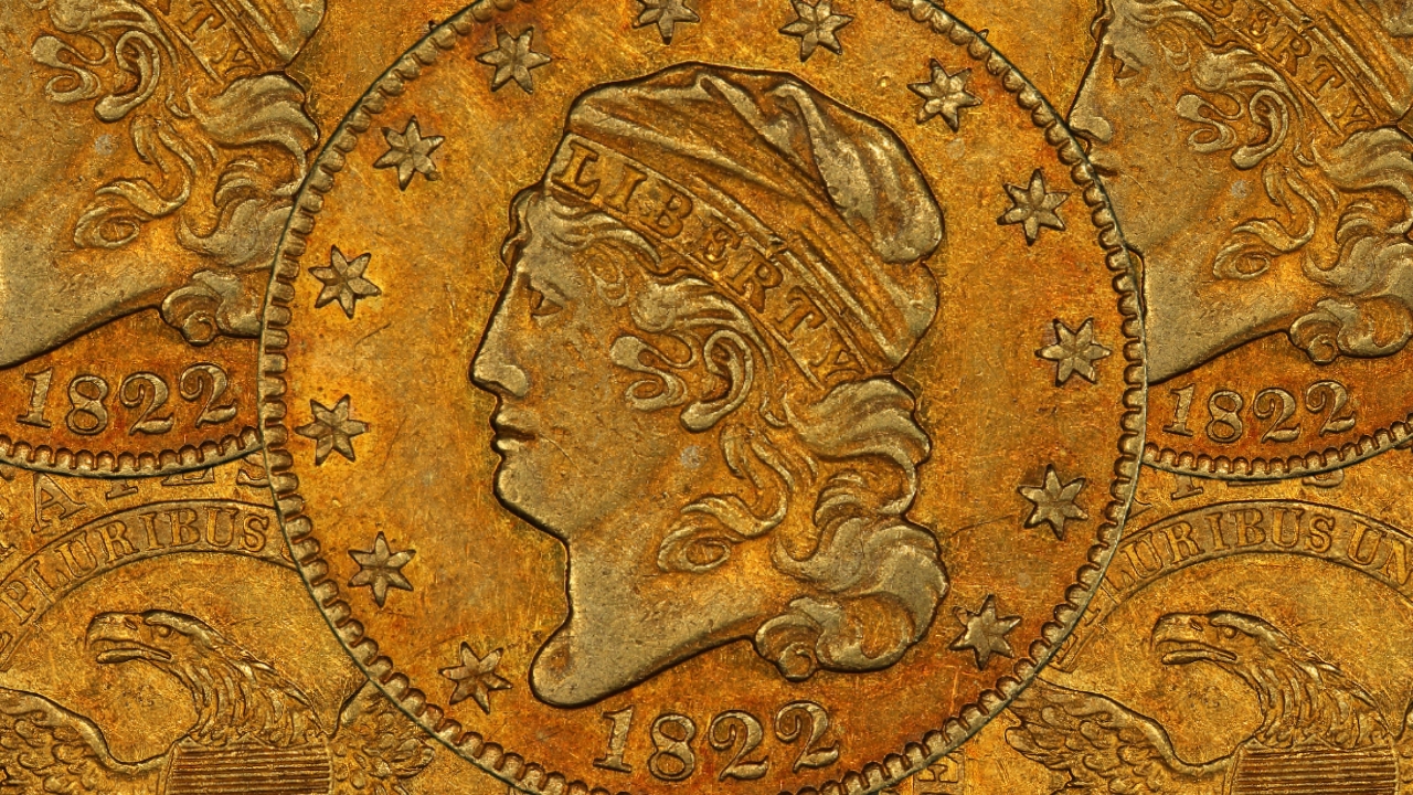 1822 half eagle