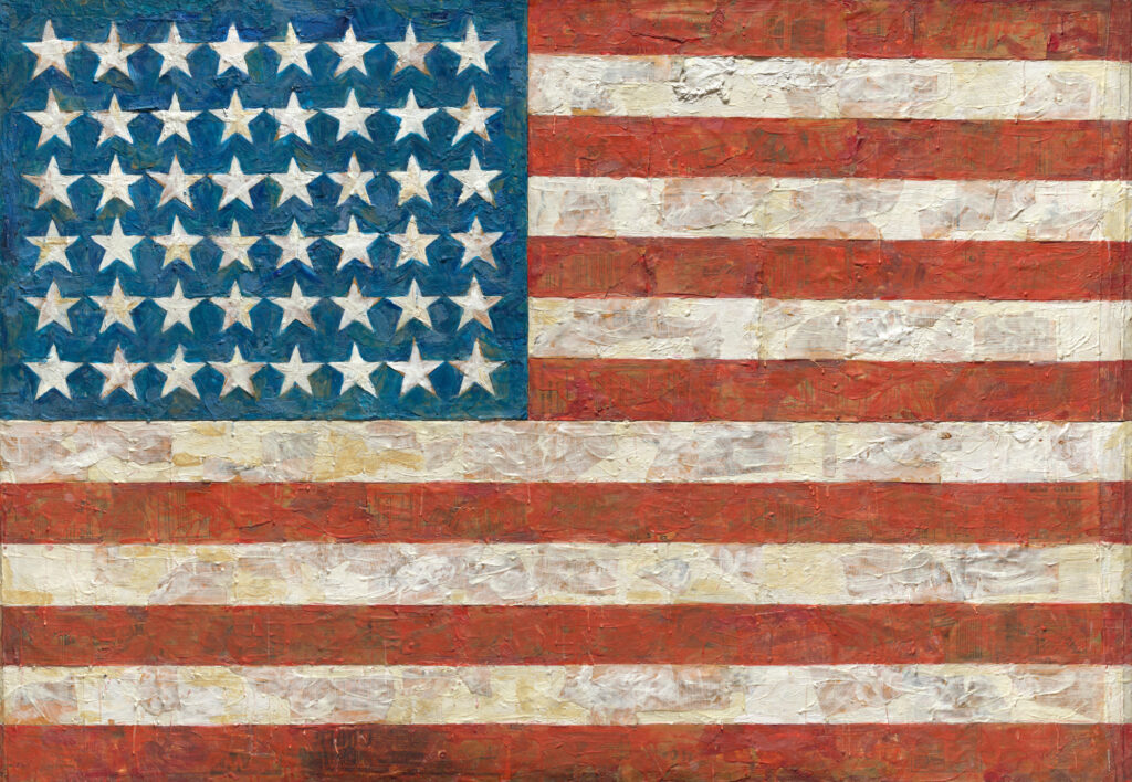 jasper johns american flag
