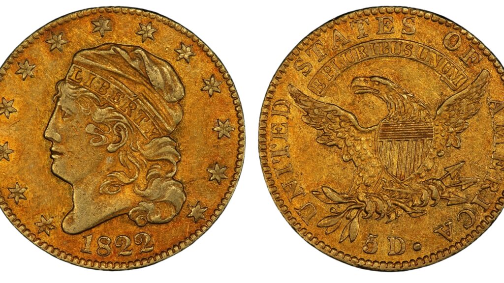 1822 half eagle